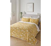 Cotton Traders Blossom Bedspread In Mustard Mustard One Size