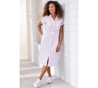 Cotton Traders Broderie Dress In White White 20