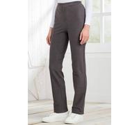 Cotton Traders Jersey Denim Pull-On Trousers In Grey Grey 20S