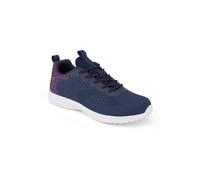 Cotton Traders Memorylite Lace Up Trainers In Navy Navy 4