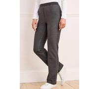 Cotton Traders Premium Pull On Jersey Denim Trousers In Grey Grey 20S