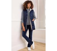 Cotton Traders Quilted Gilet In Navy Navy 16