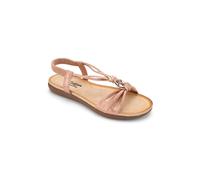 Cotton Traders Ring Detail Cushioned Sandals In Rose Gold Rose Gold 8