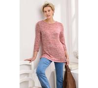 Cotton Traders Space Dye Soft Touch Jersey Tunic In Dusty Pink Dusty Pink 12
