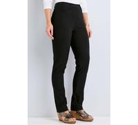 Cotton Traders Super-Stretchy Pull-On Slim-Leg Trousers 31" (79Cm) Inside Leg In Black Black 20