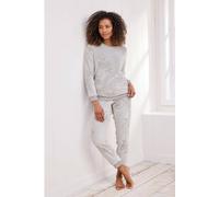 Cotton Traders Textured Pj Set 29" Inside Leg In Grey Grey 20