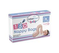Cotton Tree Essential Fragranced Nappy Bags, 150Pk