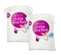 Cotton Tree Large Oval Cotton Pads, 100% Pure Cotton, 2 Pack
