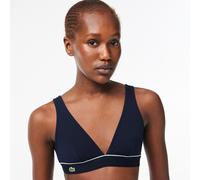Cotton Triangle Bralette Navy/White