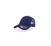 Cotton trucker cap Atlantis Headwear Rapper Bleu TU