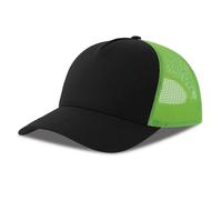 Cotton Trucker Cap Atlantis Headwear Rapper Noir TU