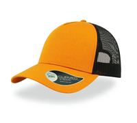Cotton trucker cap Atlantis Headwear Rapper Orange TU