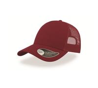 Cotton trucker cap Atlantis Headwear Rapper Rouge TU