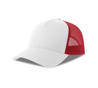 Cotton trucker cap Atlantis Headwear Rapper-S Blanc TU