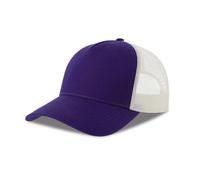 Cotton trucker cap Atlantis Headwear Rapper-S Violet TU