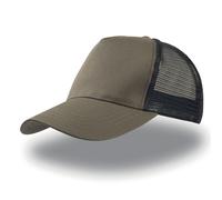 Cotton trucker cap Atlantis Headwear Rapper Vert TU