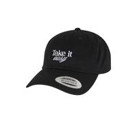 Cotton twill baseball cap Mister Tee Take It Easy Noir TU