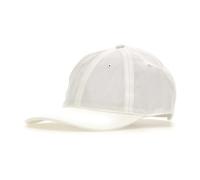 Embroidered Logo Cotton Cap White