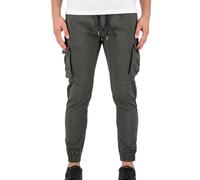 Alpha Industries Cotton Twill Joggers Grey S Men