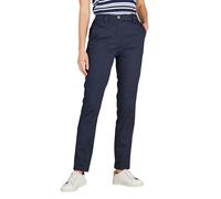 Amber Ladies Cotton Twill Jean - Ladies Stretch Cotton Jeans with Side-Back Waist Elastic & Zip/Stud Fastening Navy 14
