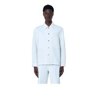 Cotton Twill Overshirt - male - Lemaire - Denim Jackets - White - L - Jackets L