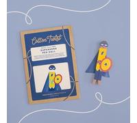 COTTON TWIST DIY Superhero Peg Doll Craft Kit Activity Box, Single Unit