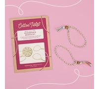 COTTON TWIST Kids Friendship Bracelets Making Craft Kit - Unisex Children Creative Beading Jewellery Designing DIY Play Set - Single Unit