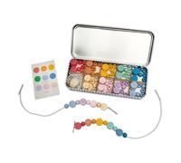COTTON TWIST Kids It's Nice to Be Nice Bracelet Making Craft Kit - Unisex Children Creative Beading Jewellery Designing DIY Play Set