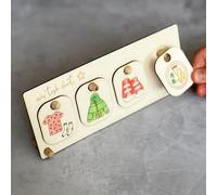 COTTON TWIST Kids Make Your Own Daily Task Chart Play Set - Stand with Tokens and Watercolour Pencils - Children Educational Game Kit for Boys & Girls