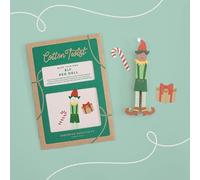 COTTON TWIST Kids Make Your Own Elf Peg Doll Wooden Craft Kit