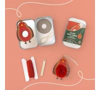 COTTON TWIST Kids Make Your Own Pom Pom Robin Decoration Art Craft Kit