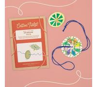 COTTON TWIST Kids Make Your Own Spinning Toys Craft Kit - Children Creative Fun Game Play Set Activity Box for Boys and Girls - Single Unit