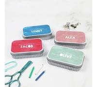 COTTON TWIST Kids Personalised Block Colour Keepsake Tin - Children Treasures and Treats Box - Bright Design Present
