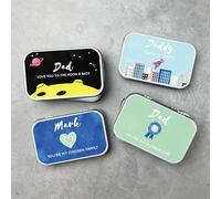 COTTON TWIST Kids Rosette Father's Day Metal Keepsake Tin, Green