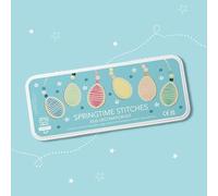 COTTON TWIST Kids Springtime Stitches Egg Decoration Kit - Hanging Ornament, DIY Easter Art Set for Boys and Girls - 5+ Years