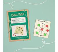 COTTON TWIST Roman Tic Tac Toe Wooden Historical Strategy Board Game