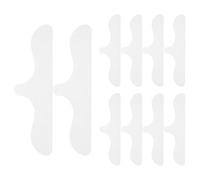 Cotton Under Bra Sweat Liners, 10 Pcs Bra Liners for Sweat, Bra Inserts, Absorb Underboob Sweat Effectively, Sweat Pads for Women, Home, Traveling, Sport (White)