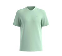 Cotton V-Neck T-Shirt s.Oliver Turquoise 3XL