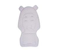 Cotton Velvety Dotted Backing Strollers Insert Removable Anti Slip Cushion Soft Cotton Pad for Pram Highchairs 81x41cm Baby Strollers Accessory