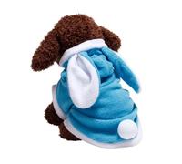 Cotton Vest Comfort Rabbit Shaped Dog Coat for Autumn Winter | Blue, Breathable Elastic Fit, Fine Cutting, Banquet and Party Wear, Helps Keep Hair off Bed and Sofa
