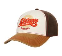 Stetson Cotton Vintage Cap Men - Baseball Metal Buckle, with Peak Winter Autumn Spring Summer Summer-Winter - One Size Dark Brown