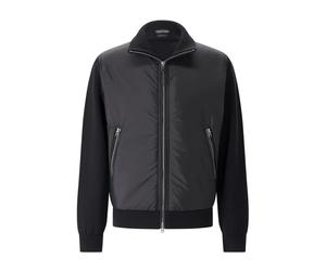 Cotton Viscose Bomber Jacket, male, Tom Ford, Light Jackets, Black, L, Jackets L