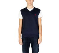 Cotton Waistcoat Us40 174001 - male - U.S. Polo Assn. - Sleeveless Jumpers - Blue - S - Knitwear S
