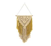 Cotton Wall Decoration Macrame Hanging Tapestry Hand Woven Simple Boho Style for Room