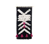Fabric Wall Hanging PAKPATTAN Cotton 123 cm Black
