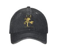 Cotton Washed Fashion Summer U2 Band Baseball Cap Sun Premium Joshua Tree Sun-Proof Print Washed Trucker Hat Female Male Fashion Outdoor Baseball Caps