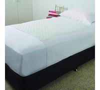 Cotton Waterproof Bed Protector/Pad with Tucks Washable Soaker Sheet, Single & Double 300 Washes 3/4 liter Absorbent Incontinence 90x90cm,85x135cm,75x90cm (90x90cm/Pair With Tucks)