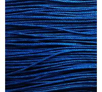Cotton Waxed 100% Natural 1mm 30m / 21 colors Jewellery Making & Bracelet Necklace Craft,Decorating Stringing (14. NAVY BLUE)