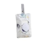Cotton Wipe Holder Reusable Travel Wet Wipe Container Portable Wipes Dispenser Refillable Wipe with Hanging Strap