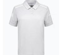 adidas Women's SQUADRA25 Cotton Polo, Team Light Grey/White, S